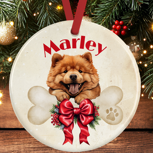 Chow Chow Christmas Tree Decoration