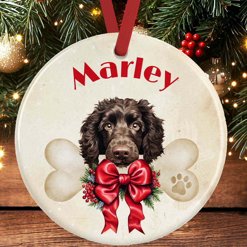 American Water Spaniel Christmas Tree Decoration