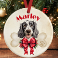 English Setter Christmas Tree Decoration