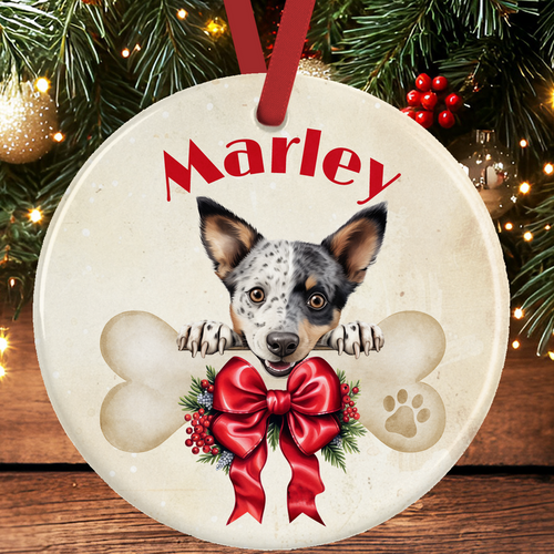 Australian Stumpy Tail Cattle Dog Christmas Decoration