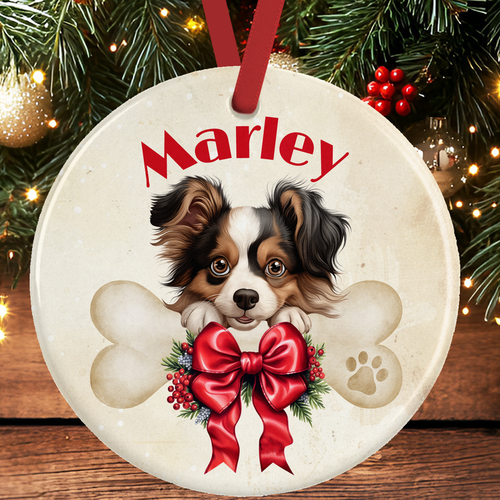 Papillon Christmas Tree Decoration