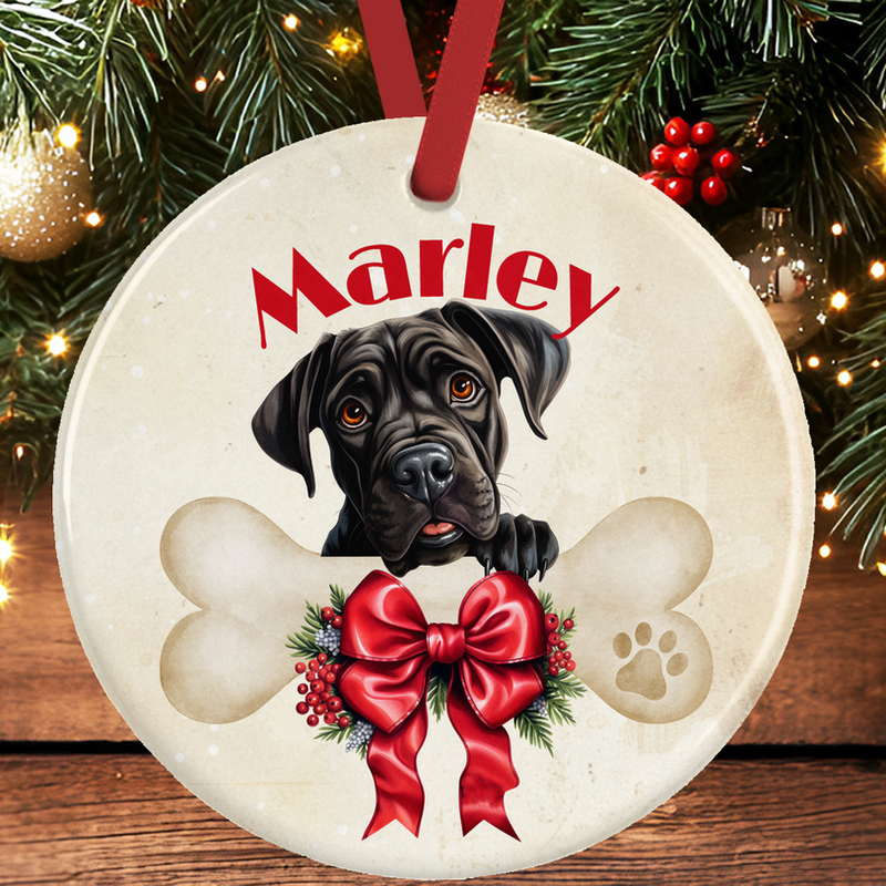 Cane Corso Christmas Tree Decoration