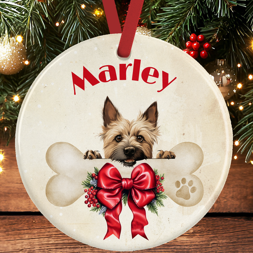 Cairn Terrier Christmas Tree Decoration