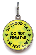 Outdoor Cat Tag - I'm Not Lost, Do Not Feed Me
