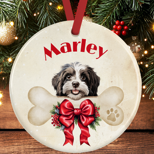 Havanese Christmas Tree Decoration