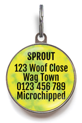 Back of Professional Patience Tester Pet Tag