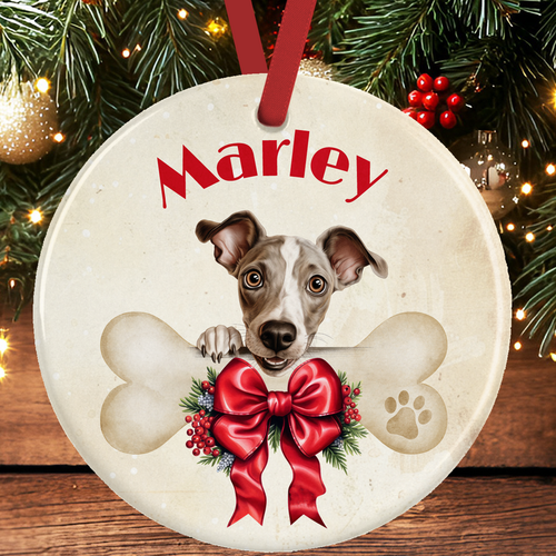 Italian Greyhound Christmas Tree Decoration