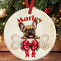 French Bulldog Christmas Tree Decoration