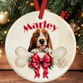 Basset Hound Christmas Tree Decoration - Basset Hound Gift 