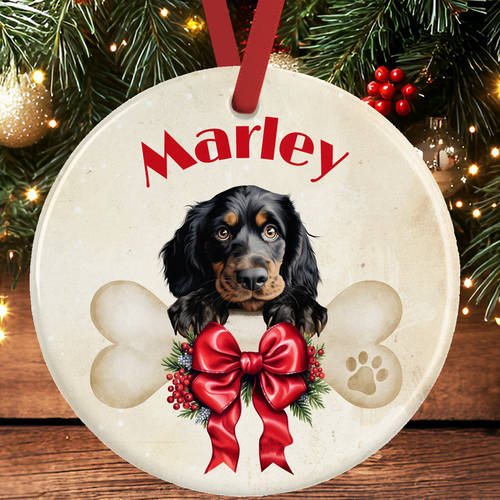 Gordon Setter Christmas Tree Decoration