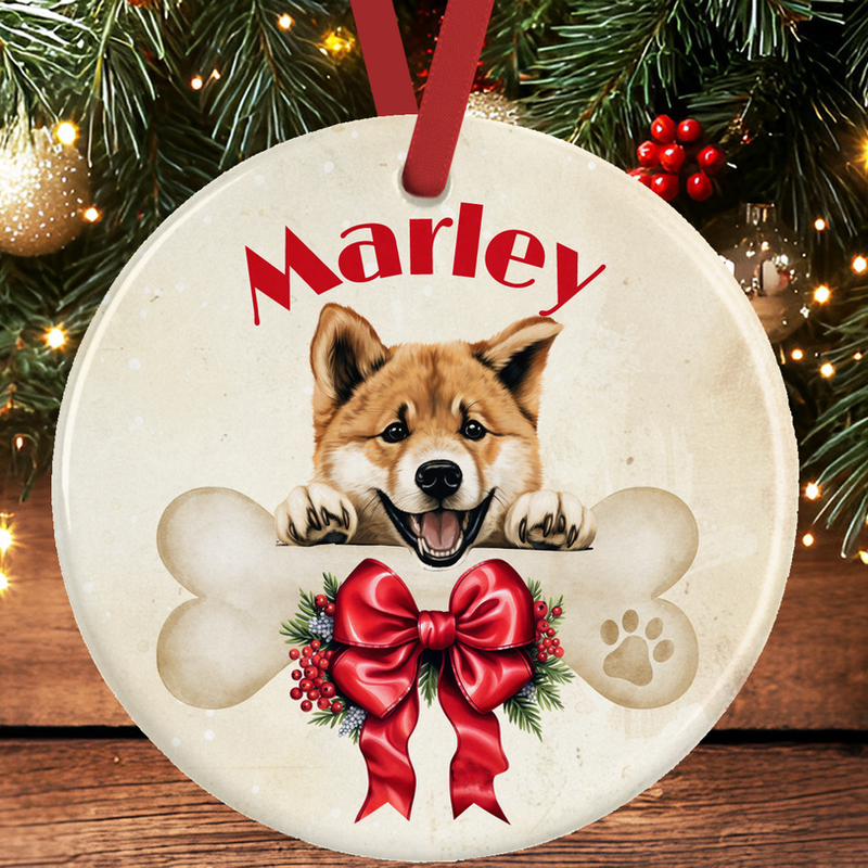 Akita Christmas Tree Decoration