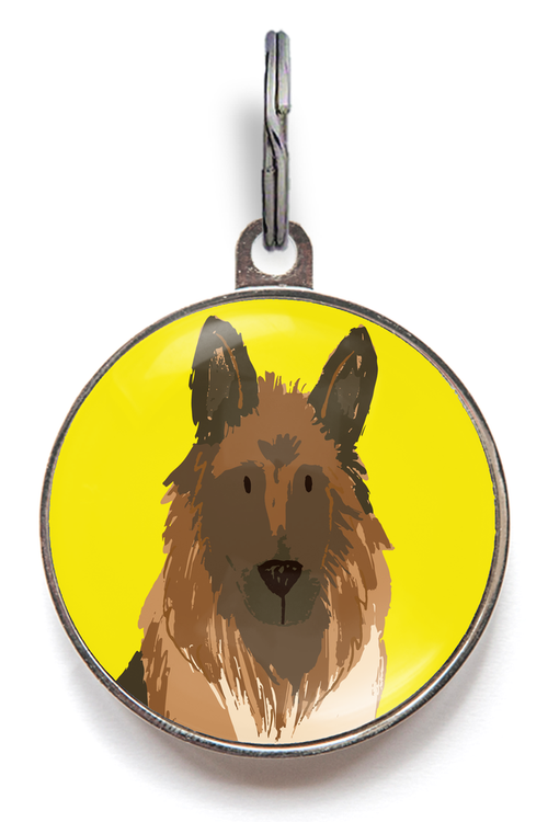 German Shepherd Dog ID Tag