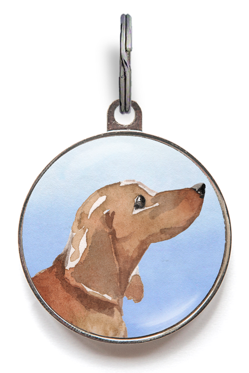 Dachshund Tan Dog Tag