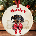 Austrian Black and Tan Hound Christmas Tree Decoration