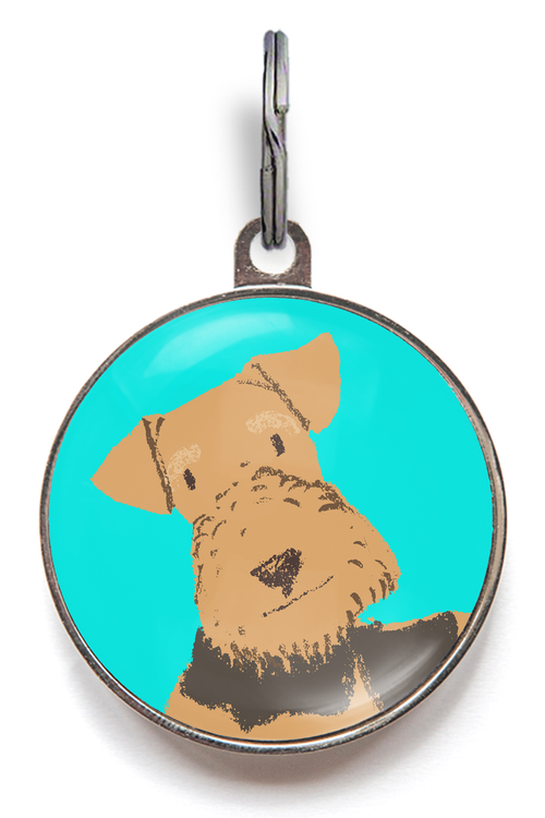 Fox Terrier Dog ID Tag