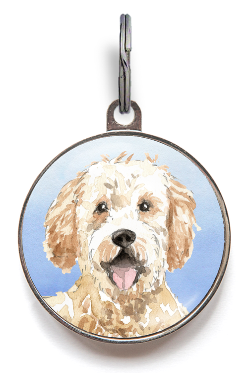 Golden Doodle Dog Tag