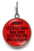 Tyre Track Pet Tag