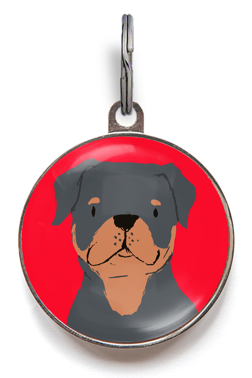 Rottweiler Dog ID Tag