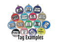 Spoiled Rotten Pet ID Tag - Blue