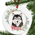 Malamute Personalised Christmas Ornament